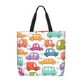 thumbnail image 1 of Fotbe Doodle Cars Bolsa Tote con Estampado para Mujer, Bolsos con Cremallera, Bolsa de Hombro Casual de Gran Capacidad con Bolsillos Internos, 1 of 7