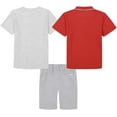 thumbnail image 4 of Calvin Klein Kids' 3-Piece Cotton Set (Red, 3T), 4 of 7