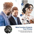 thumbnail image 3 of Swiifome Bluetooth Headset V5.1 Wireless Earpiece with Charging Case, Noise Canceling Mic, Battery Display for Phone & PC, 3 of 7