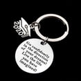 thumbnail image 3 of HTOOQ 2pcs Creative Graduation Keychain Stylish Key Rring Handbag Purse Decor Hanging Pendant Graduation Gift for Decor (Silver) Key Chain Accessory, 3 of 8