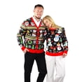thumbnail image 3 of Socal Look Women's Ugly Christmas Sweater, Long Sleeve Crew Neck Acrylic Holiday Pullover, 3XL, 3 of 6