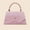 Pink, variant on Purses for Women with Satchel Strap, Ladies Handbags, Tote Hobo Bags with Top Handle Rose Gold Free Size