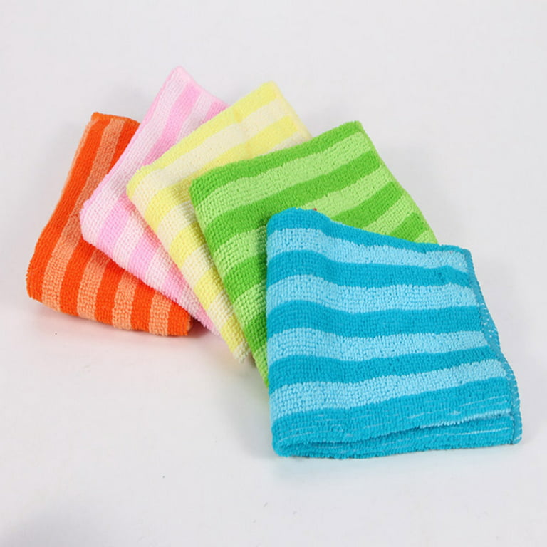 1pc Oil-removing Dish Cloth Small Cleaning Towel