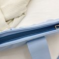 thumbnail image 4 of Bolso de hombro plisado Color sólido PU Cuero Cloud Underarm Bag para fiesta (Azul), 4 of 9