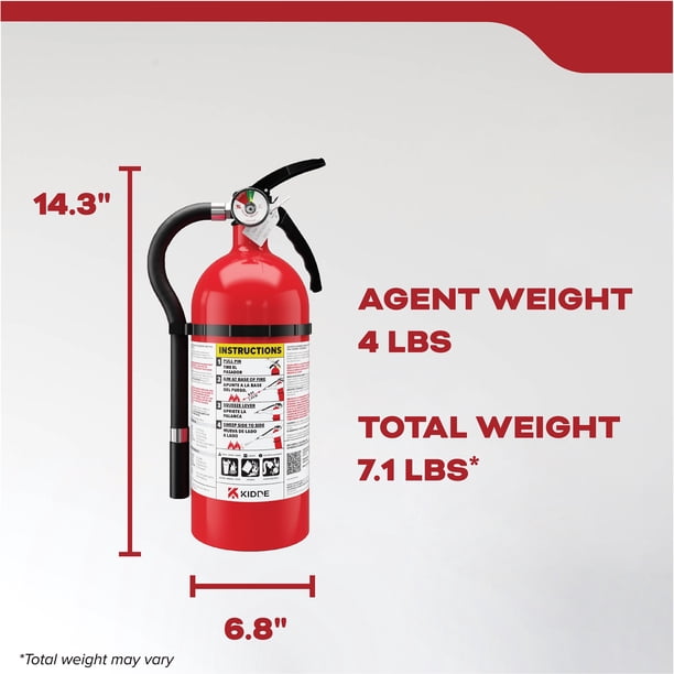 Kidde Fire Extinguisher for Home, Residential 2A10BC - Walmart