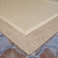 thumbnail image 3 of Couristan 2' x 3.5' Beige and Brown Rectangular Polypropylene Area Throw Rug, 3 of 6
