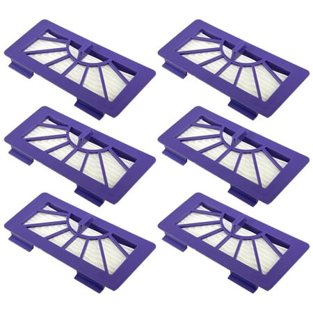 6 Pack Neato XV-21 Pet Allergy Blue Filter Replacement Part # 945-004