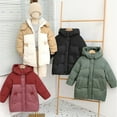 thumbnail image 4 of Ruyang Boys Girls Winter Puffer Jacket Hooded Long Parka Coat Windproof Lightweight Warm Down Outwear Thermal Snowsuit, 4 of 6