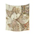 thumbnail image 2 of BSDHOME Old Map Wall Tapestry 51x60 inches, 2 of 2