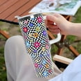 thumbnail image 2 of 40 oz Checkered Tumbler with Handle Straw Lid 40oz Checkered Themed Gifts Checkered Travel Coffee Cup, 2 of 6