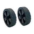 thumbnail image 3 of Kuntesetty 2 Pcs Roues de Remplacement pour Chariot à Main 5 Pouces Pneu en Caoutchouc Solide Haute Performance, 3 of 10