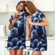 thumbnail image 4 of Fotbe Blueberry Bata de Dormir para Mujer con Estampado, Camisón de Algodón de Manga Corta, Ropa de Dormir Casual, 4 of 6