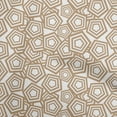 thumbnail image 1 of oneOone Cotton Flex Dark Beige Fabric Geometric Sewing Craft Projects Fabric Prints By Yard 40 Inch Wide, 1 of 4