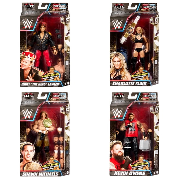 WWE Elite Survivor Series 2023 - Complete Set of 4 Mattel WWE Toy Wrestling Action Figures