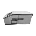 thumbnail image 3 of Organizador de gorras, caja de almacenamiento para sombreros, multifuncional, con capacidad para 12 gorras, tapa transparente Gris, 3 of 8
