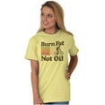 thumbnail image 3 of Burn Fat Not Oil Cycling Vintage Men's Graphic T Shirt Tees Brisco Brands X, 3 of 6