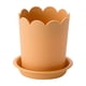 thumbnail image 2 of Maceta de pared moderna con soporte | Maceta colgante para interior y exterior | Macetas de plástico con orificio de drenaje y plato para decoración del hogar, balcón y jardín, 2 of 7