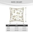 thumbnail image 4 of Kll Vintage Stylized White Color Decorative Throw Pillow Covers Velvet Soft For Couch Sofa Bedroom Living Room Outdoor -18"X18", 4 of 8