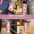 thumbnail image 7 of 30 Oz Tumbler Simple Strawberry Pink Tumbler with Lid and Straw, Birthday Gift Cup for Friend Women Men Coffee Travel Mug Thanksgiving Day Halloween Christmas Gift Water Bottle, 7 of 7