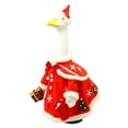 thumbnail image 3 of XGFHYJEH Porch Goose Outfits christmas, Porch Goose Clothes Clearance, Goose Clothes for Porch Goose, Goose Costume 23'' for Outdoor Outside Front Porch Garden Yard Lawn, 3 of 7