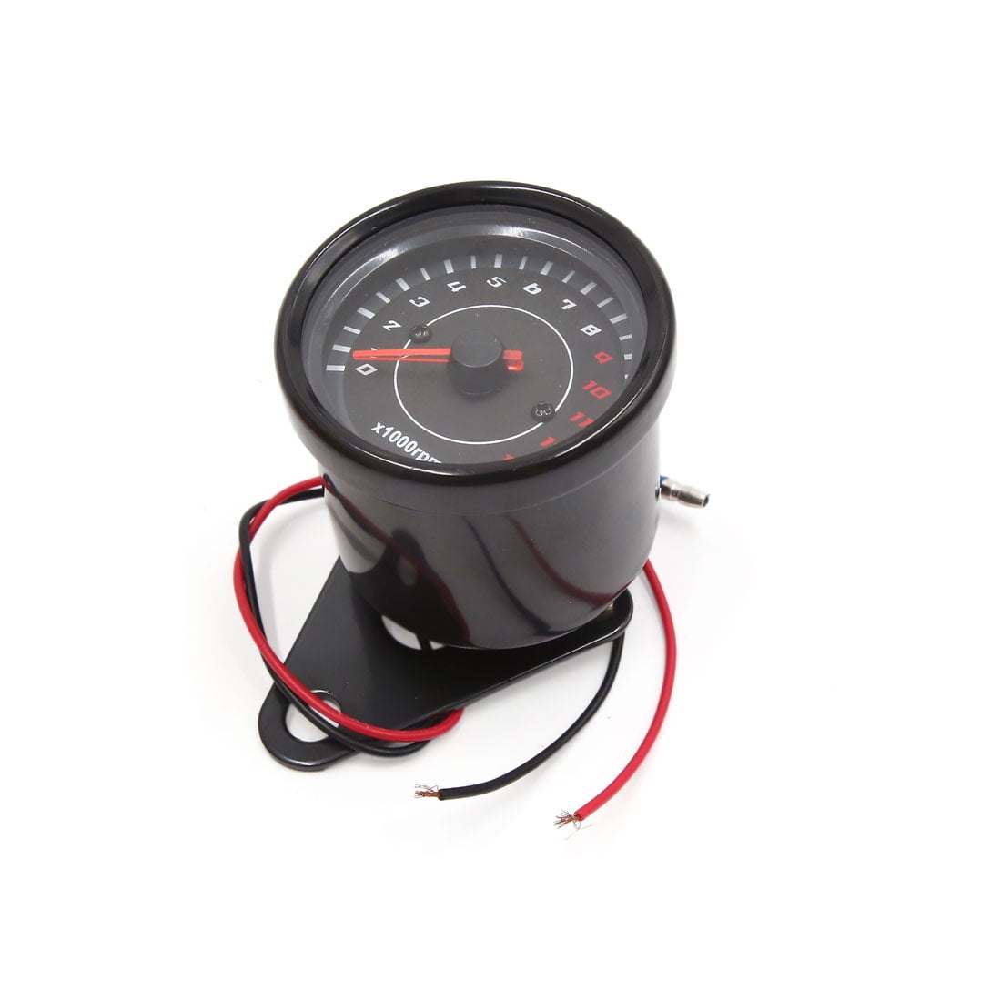 Universal Motorcycle 013000RPM Tachometer Single Gauge Meter