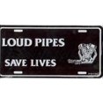 thumbnail image 1 of Loud Pipes Save Lives License Plate, 1 of 2
