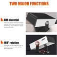 thumbnail image 2 of Car Heater And Fan 2 In 1, 12V Portable Windshield Defog Fan With Large Air Outlet, Low Noise, 180° Rotation, Plug Into Cigarette Lighter (White), 2 of 5