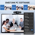thumbnail image 2 of EMEET 1080P Webcam with Microphone, C960 Web Cam, 2 Mics, 90&Acirc;&deg; FOV, USB Type-A & A-to-C Adapter, Plug&Play Computer Camera for Online Calling, Zoom, 2 of 9
