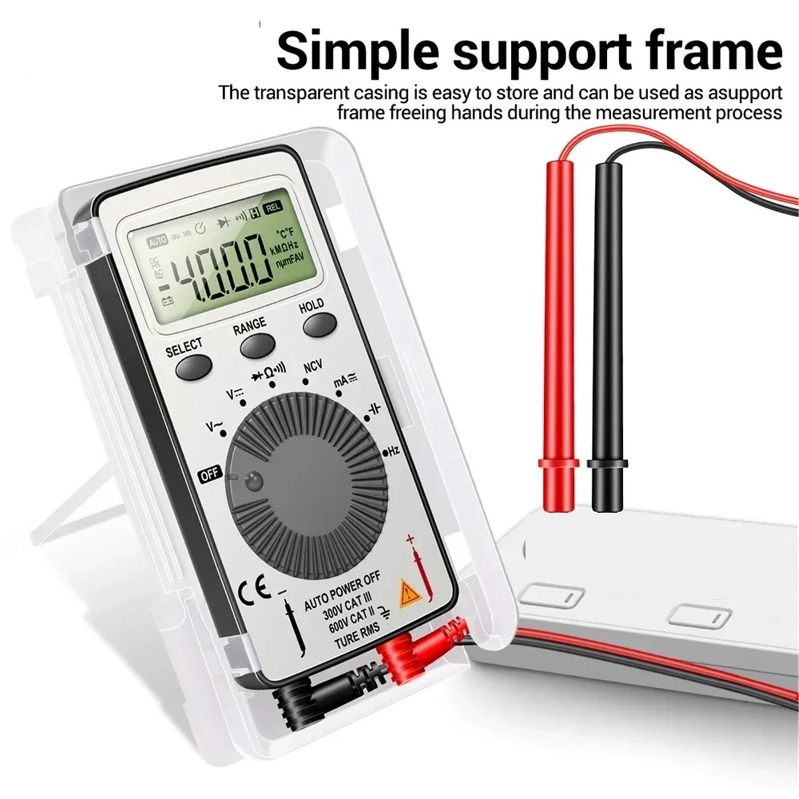 Digital Professional Multimeter 1999 Count AC Voltage NCV Capacitance Ammeter Voltmeter Tester Multimetro Test Tools ,Battery Test