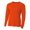 ATHLETIC ORANGE, variant on Youth Cooling Performance Crew Long Sleeve T-Shirt, Maroon, X-Large