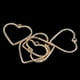thumbnail image 3 of 5 Piezas de Aleación de Amor Hugo Colgante de Joyería de Bricolaje 28cm x 28xm Mm, 3 of 7