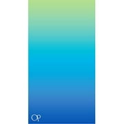 Op Blue Ombre Beach Towel
