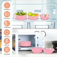 thumbnail image 4 of Bol para Cocinar Ramen RORBAM para Microondas, Libre de BPA, Color Rosa, 4 of 7