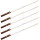 thumbnail image 1 of 5 Piezas Brochetas de Barbacoa de Acero Inoxidable Brochetas de Plato Brochetas de Barbacoa Palos Reutilizables Palos de Barbacoa Fuertes y Robustos Brochetas de Carne Plato de Barbacoa JFHHH pequeña, 1 of 5