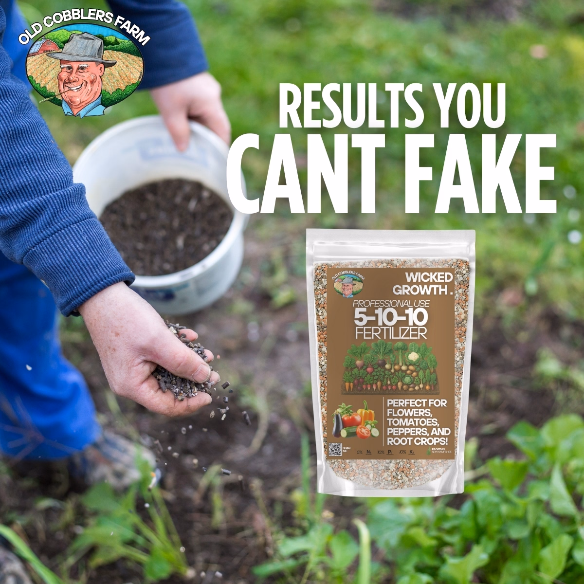 thumbnail image 6 of Old Cobblers Farm™ Wicked Growth 5-10-10 Fertilizer – Multi-Use Fertilizer Plant Growth, Seed Development, Root Development (20 lbs), 6 of 6