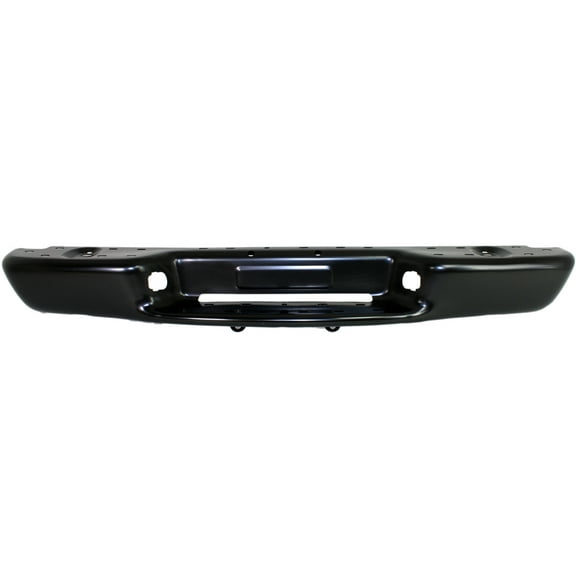 STEP BUMPER Compatible with CHEVROLET S10 PICKUP 1998-2004 Powdercoated Black Steel Fleetside Factory Installed