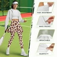 thumbnail image 6 of COEQINE Women High Waist Yoga Skirted Legging Elastic Comfy Fit Tennis Skirts with Leggings Dark Brown Leopard Pattern Golf Pickleball Skort Pants with Pockets, XS, 6 of 7