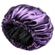 thumbnail image 1 of Gorro de Baño jinwen Satinado Reutilizable Doble Cara Violeta, 1 of 8