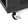 thumbnail image 5 of NavePoint 12U Portable Server Rack with Casters - 12U Network Rack Open Frame with Adjustable Rails, 132lbs Capacity - Up to 22.6" Deep 19-Inch Rack for IT Equipment, Telecom & A/V, Black, 5 of 6