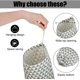 thumbnail image 2 of 2 piezas (gris) Soporte para bolsas de plástico Dispensador de bolsas de comestibles Bolsa de almacenamiento colgante Organizador de bolsas de basura para suministros de viaje de cocina equipado con 1 gancho ER, 2 of 5