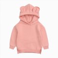 thumbnail image 2 of KPOPLK Toddler Baby Boys Hooded Sweatshirt Pullover 3 6 9 12 18 Months 2T 3T Casual Long Sleeve Hoodies Solid Color Fleece Pocket Sweatshirt Tops,Size 12-24 Months, 2 of 7