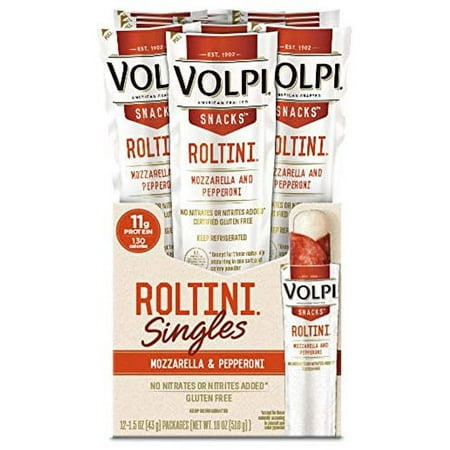 Volpi Roltini Singles with Pepperoni Pork – Display Ready Carton 1.5 Ounce – 72 per case.