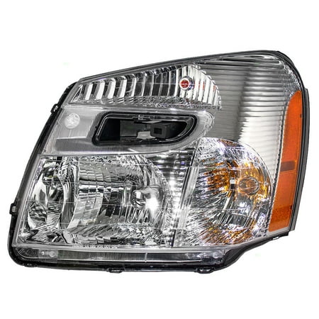 - Drivers CAPA-Certified Halogen Headlight Combination Headlamp Replacement fits 05-09 Chevrolet Equinox 15888058