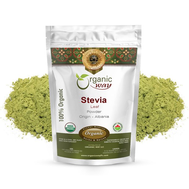 Organic Stevia Leaf Powder 1/2 LBS