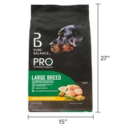 Pure Balance Pro+ Large Breed Chicken and Brown Rice Recipe Dry Dog Food, 30 lb