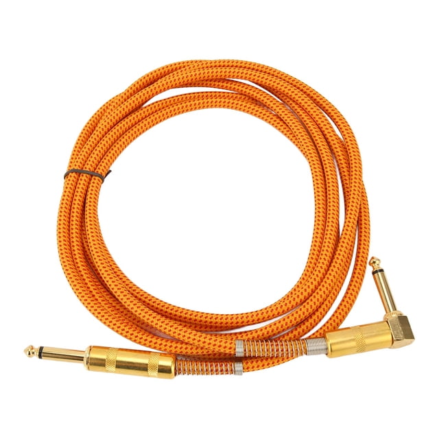Guitar Cable, 6.35mm Male Jack 1/4 Inch Instrument Cable Lossless Tensile Resistant for Electric Guitar