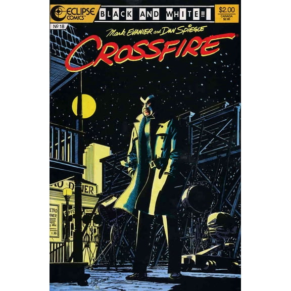 Crossfire (Eclipse) #18 VF ; Eclipse Comic Book
