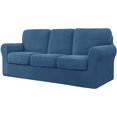 thumbnail image 1 of CHUN YI Stretch Checks Spandex Sofa Cover Separate Backrests Cushions Cover Slipcover, 1 of 5