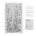 thumbnail image 1 of SEWACC 1 Roll Sequin Trim Ribbon for DIY and Handmade Items Silver Polyester, 1 of 8