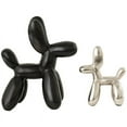 thumbnail image 2 of Maklaine 2 Piece Dog Statue Set in Bronze and Raw Nickel, 2 of 2